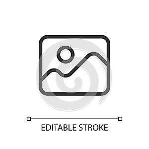 Image pixel perfect linear ui icon