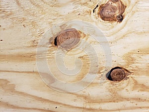 Image of Plywood with Three Distinctive Knots