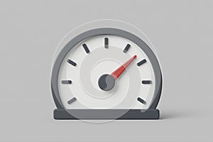 AI-Generated Speedometer Icon