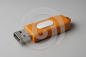 Orange USB Flash Drive