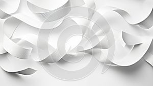 Abstract White Paper Art