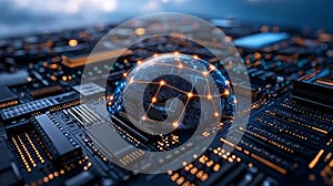 Understanding Blockchain Technology and Cryptocurrency Trading Through a Sphere and Network Visualization Concept