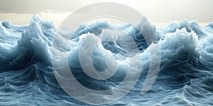 Dramatic Ocean Storm - Intense Waves Captured in Close-Up