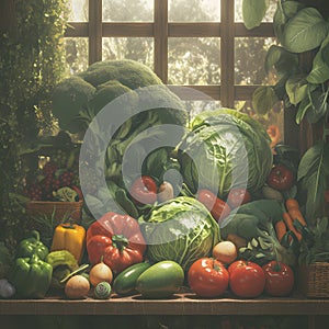 Vibrant Produce Display photo