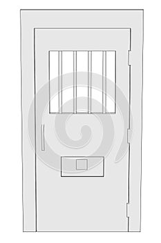 Image of prison door