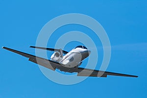 An image of a private jet aircraft at Victoria BC, Canada