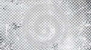 Transparent grunge texture overlay background
