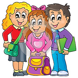 Image with pupil theme 1