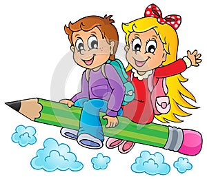 Image with pupil theme 7