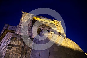 Image of Qoricancha temple in Cusco Peru.