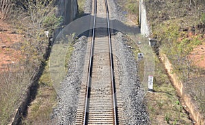 This is an image of railline in india