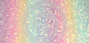 Image of rainbow pastel glitter background photo
