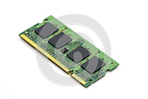 Image of a ram memory on a white background.