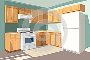 Image by rawpixel of a kitchen refrigerator appliance sink.