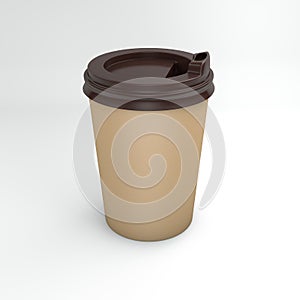 Image of recycle cardboard coffee cup