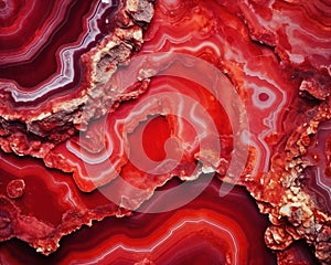 Red Geode Textures Backgrounds are Gemstone cross section cross section.