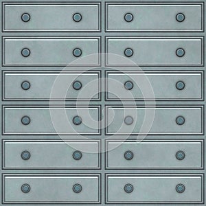 An image of a render of a carpentry metal workbench.