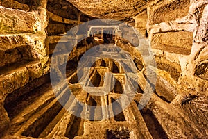 Larderia catacomb in Ragusa country photo