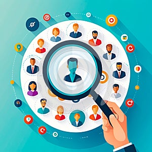 Work, sales, technologies, employees and marketing