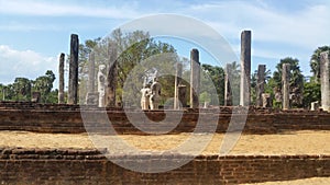 This is a image ruins of magul maha viharaya photo