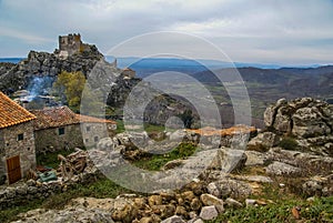 Ruins in Trevejo in Caceres, Estremadura in Spain