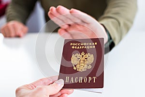 Image of Russian internal passport