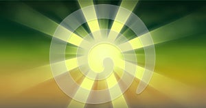 The image\'s burst of light and green-yellow gradient symbolizes energetic growth and renewal