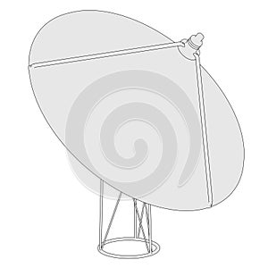 Image of satelitte antenna