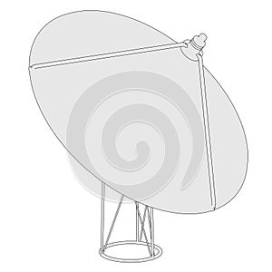 Image of satelitte antenna