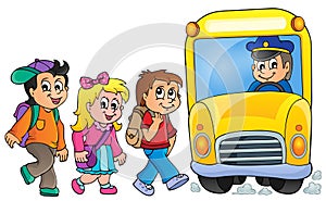 Image with school bus topic 1