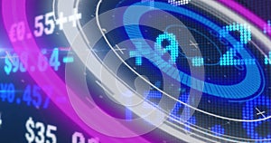 Image of scope scanning and financial data processing over grid