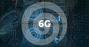 Image of scope scanning with 6g text and data processing over server