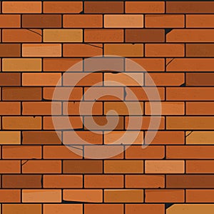 Image of seamless wall of bricks