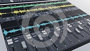 Advanced digital audio workstation interface