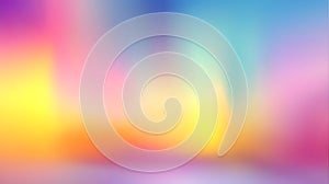 Abstract Pastel Rainbow Blur Background Image