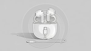 The image showcases the clean lines and functionality of the audio device