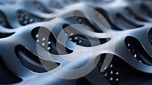 Close-Up of Thermoplastic Elastomer with Flexible Rubber Texture