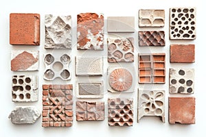 Vintage Bricks with Unique Patterns