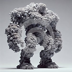 Nano-Particle Construct: Futuristic Technology Giant photo
