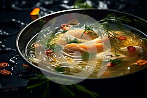 chinese fish noodle soup