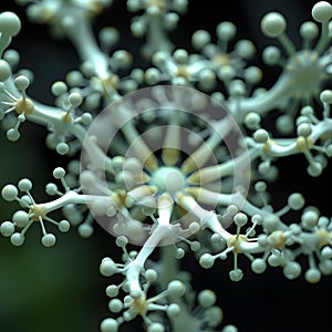 Abstract Spherical Molecular Structure