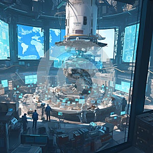 High-tech Command Center
