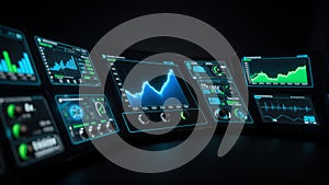 Advanced Futuristic Dashboard: The Future of Data Visualization