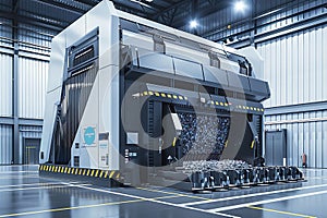 Advanced Industrial Recycling System for Efficient Waste Processing