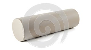 cylinder object on white background studio shot