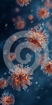 Explore the intricate beauty of microscopic virus structures. These vivid illustrations highlight the complexity of unseen life. A