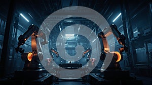 Advanced Robotic Arm Assembly Line