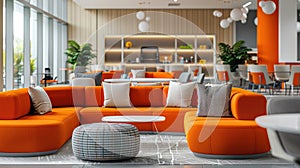 Inclusive Team Collaboration Area: Accessible Seating and Collaborative Tech Promoting Equal Contribution photo