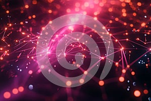 Neon AI Cloud Architecture Visualization