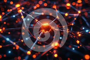 Neon AI Cloud Architecture Visualization